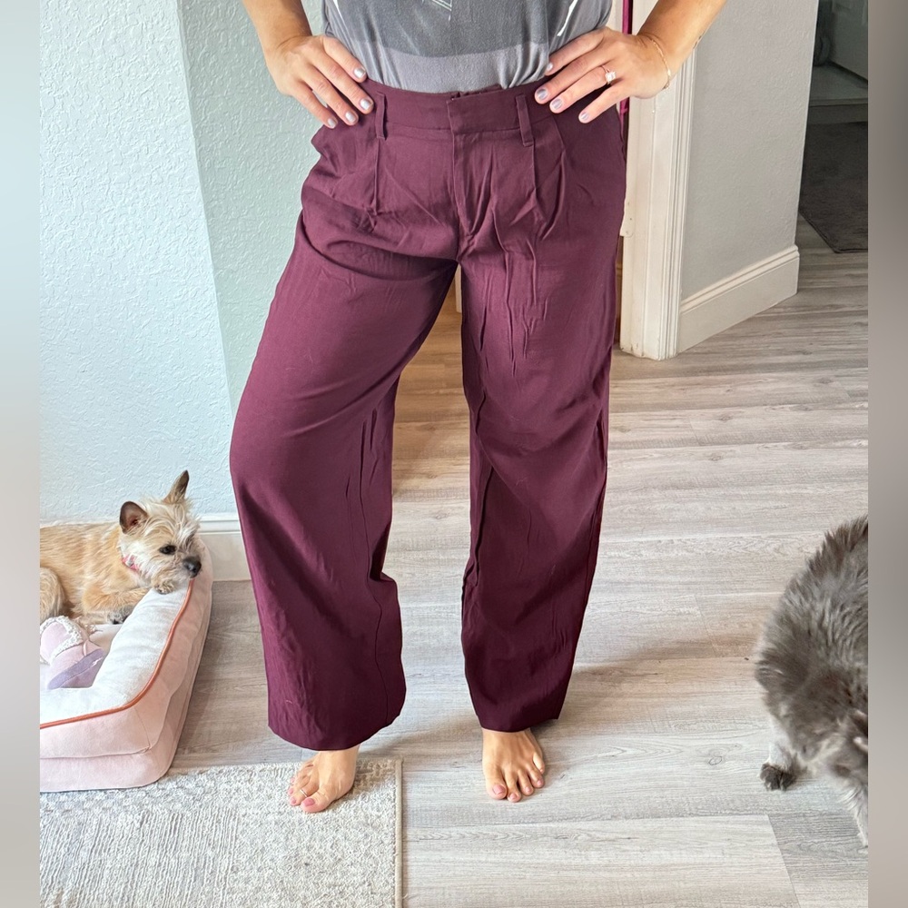A New Day Burgundy Blouse